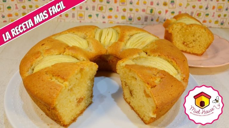 Receta de Esponjosa torta de manzana facil de hacer