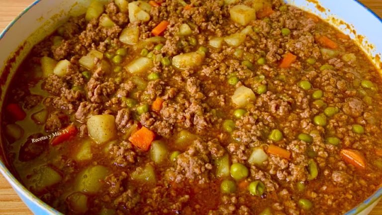 Receta de Picadillo de carne molida