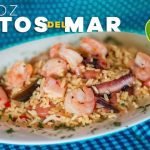 Receta de Cazuela de mariscos con arroz y verduras