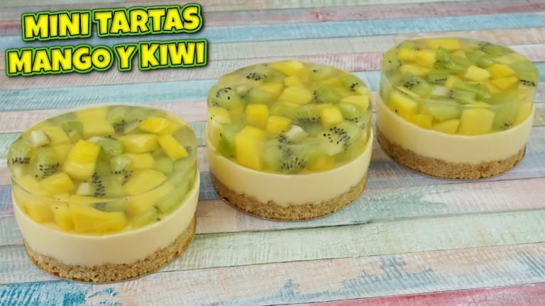 Receta de Postre ligero de mango y kiwi