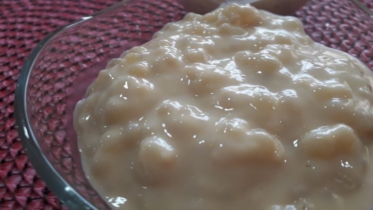 Receta de Pudin de tapioca