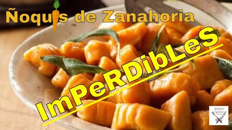 ▷ Receta de Ñoquis de zanahoria | Actualizado junio 2023