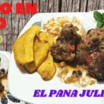 Receta de Migas de pl&aacute;tano con chicharr&oacute;n