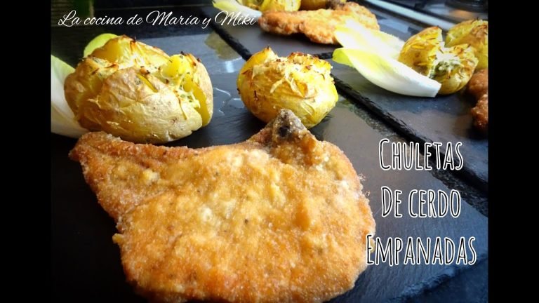 Receta de Chuletas de cerdo empanadas al queso