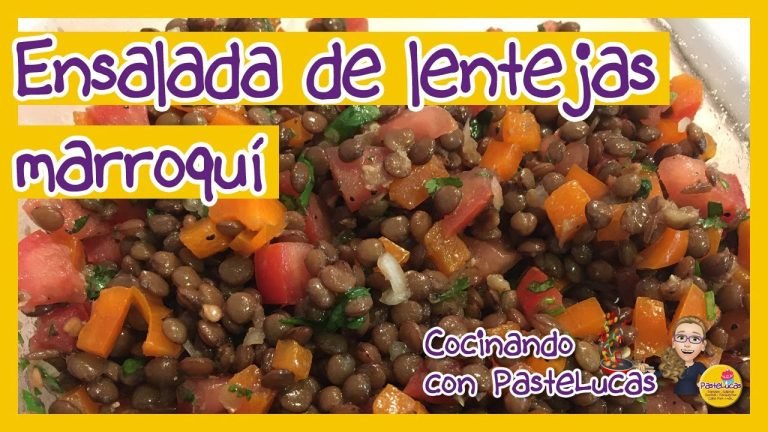 Receta de Ensalada de lentejas al estilo árabe