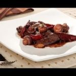 Receta de Salchichas con pur&eacute; de patata y queso
