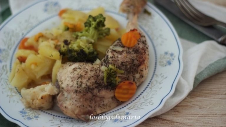 Receta de Pollo al papillote