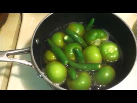 Receta de Salsa de tomate verde