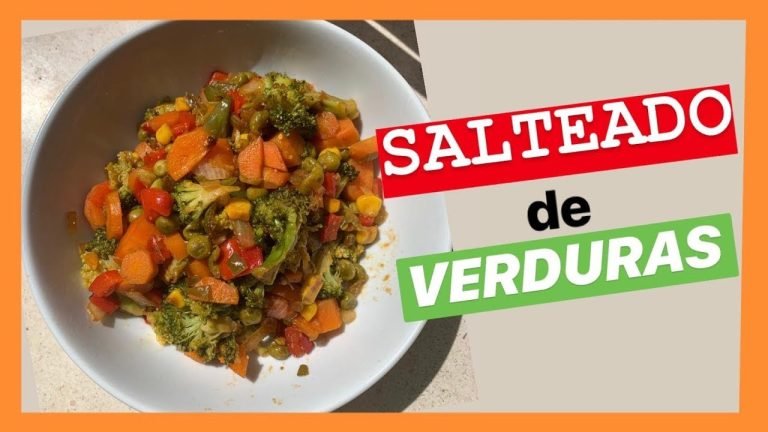 Receta de Salteado de verduras vegano