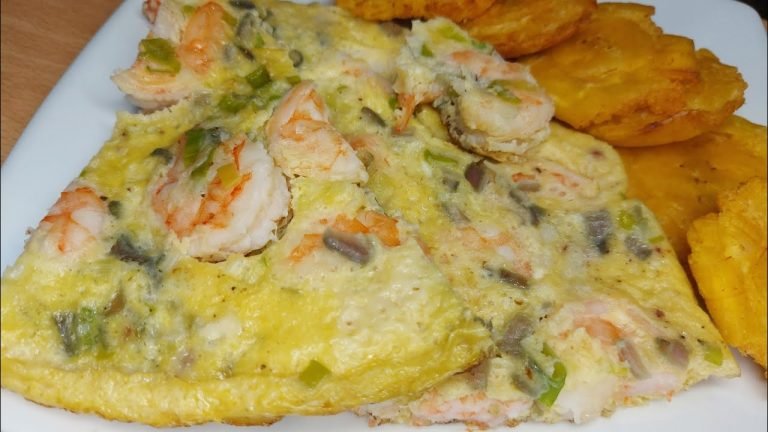 Receta de Tortilla de camarones