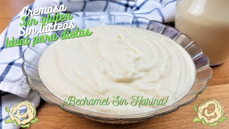 Receta de Salsa bechamel sin harina de trigo