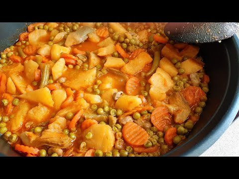 Receta de Menestra de verduras con patatas