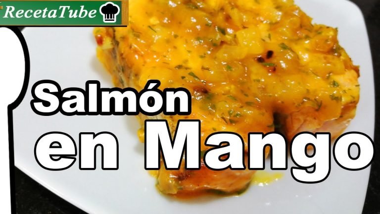 Receta de salmon al mango