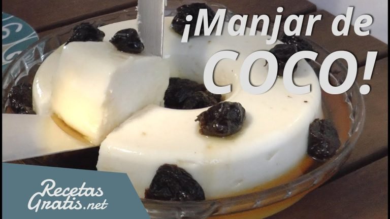 Receta de Manjar de coco brasileño