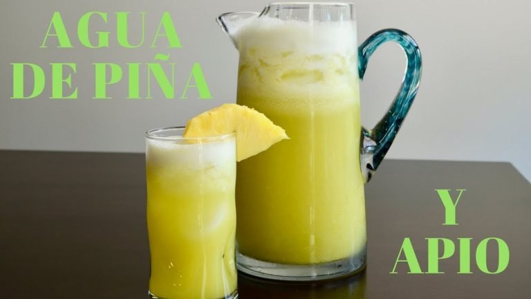 ▷ Agua de apio y piña | Actualizado junio 2023