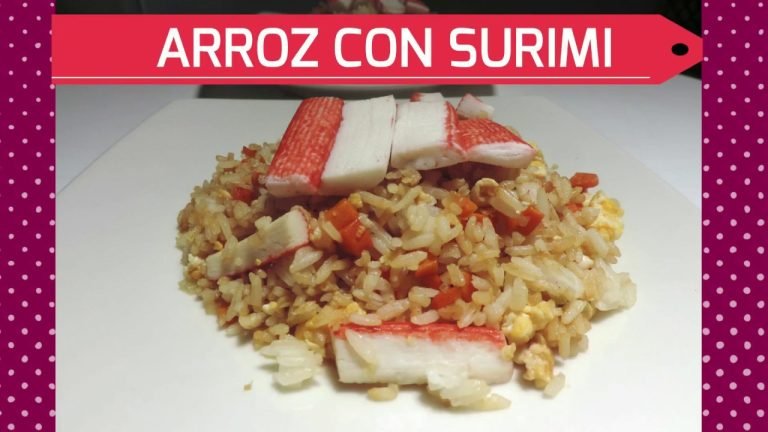 Receta de Arroz con surimi