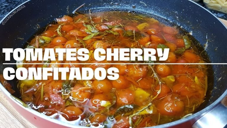 Receta de Tomates cherry confitados