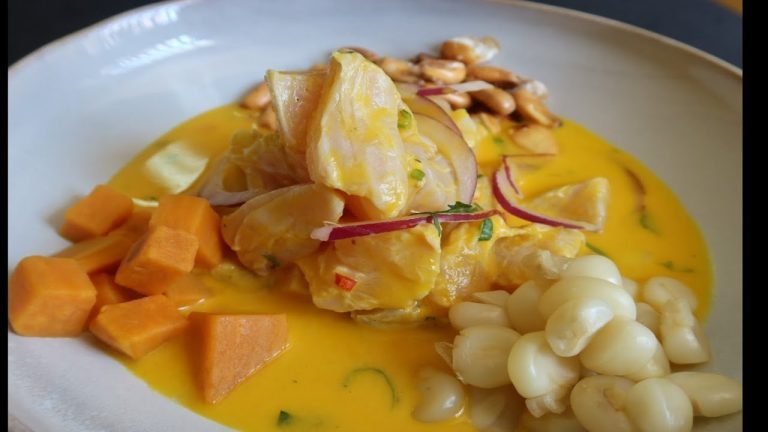 Receta de Ceviche de pescado con ají amarillo