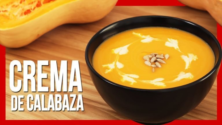 Receta de Crema de calabaza casera