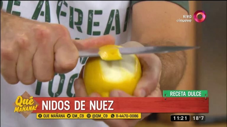 Receta de Nidos de nuez