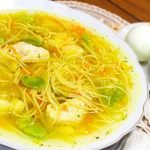 Receta de Sopa de flor de calabaza