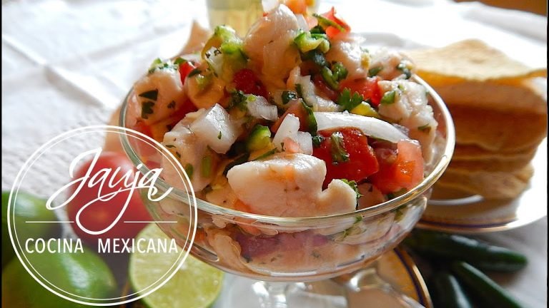 Receta de Ceviche mexicano de pescado