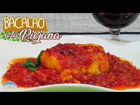 Receta de Bacalao a la riojana