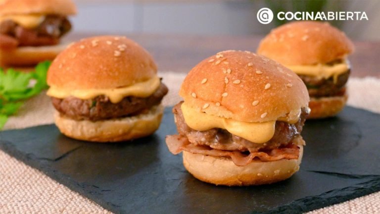 Receta de Mini hamburguesas caseras con carne picada