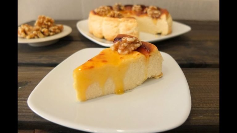 Receta de Tarta de queso y miel