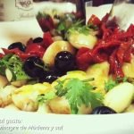 Receta de Ensalada templada de salm&oacute;n ahumado