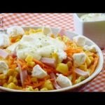 Receta de Ensalada de pi&ntilde;a y marisco