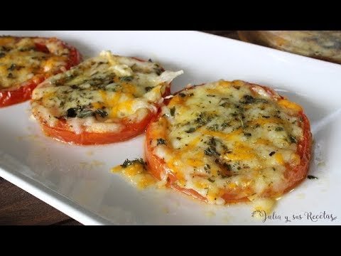 Receta de Tomate al horno con queso