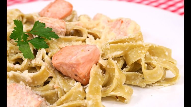Receta de Pasta con salmón y nata