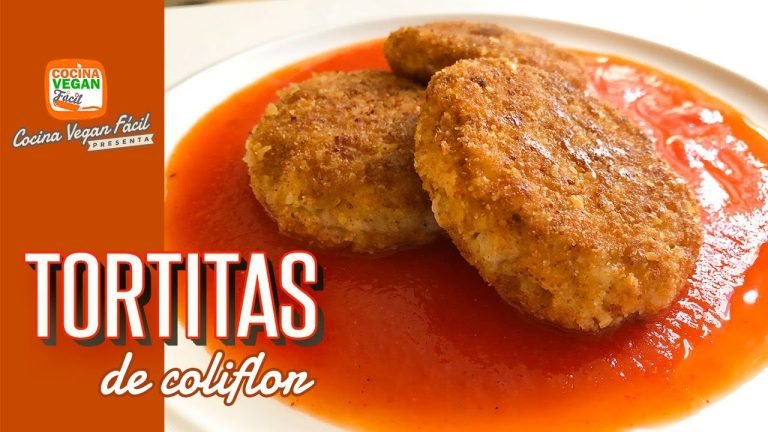 Receta de Tortitas de coliflor veganas