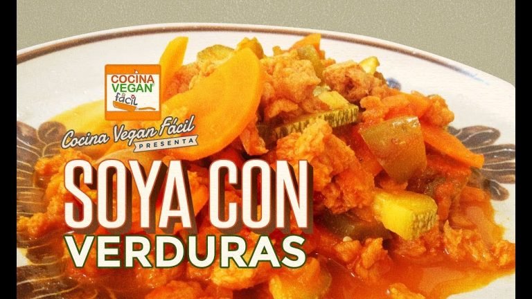 Receta de soya con verduras