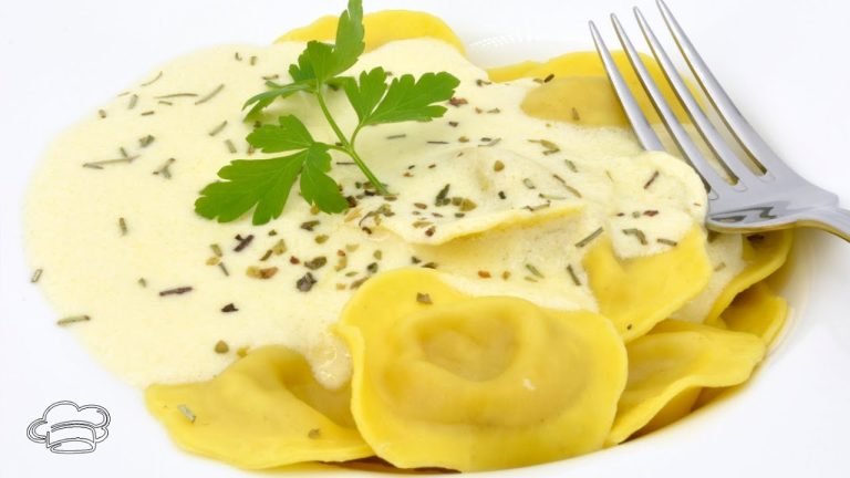 Receta de Deliciosos Raviolis cuatro quesos