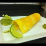 Receta de Tortilla de aguacate y cebolleta