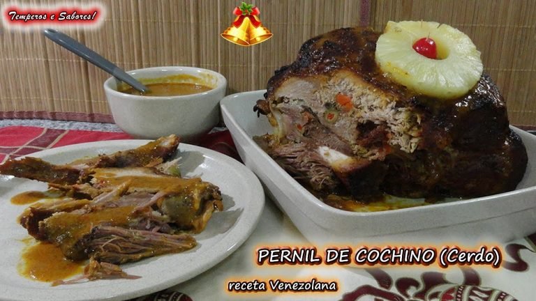 Receta de Pernil de Cochino Horneado