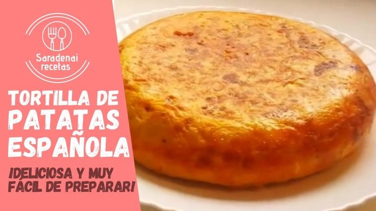 ▷ Receta de Tortilla de patatas con cebolla y chorizo | Actualizado mayo  2023