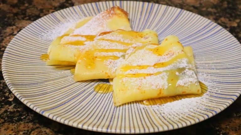 Receta de Crepes sin gluten con maicena