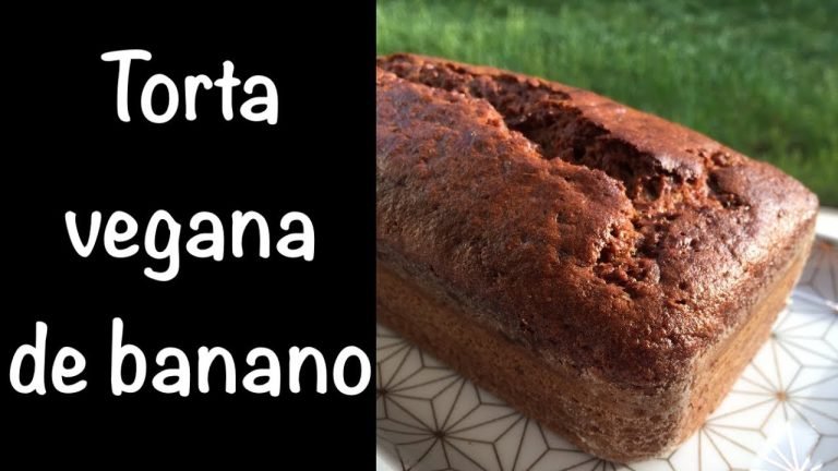 Receta de Torta vegana de banana o plátano