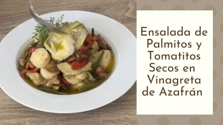 Receta de Espárragos al azafrán con vinagretas