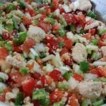 Receta de Ensalada templada de langostinos con naranja