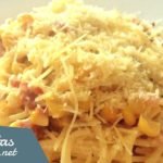 Receta de Espaguetis con pollo al horno
