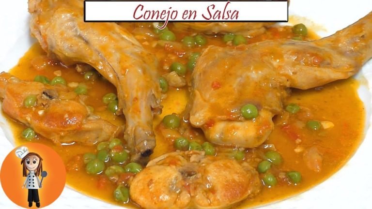 Receta de Conejo en salsa española fácil