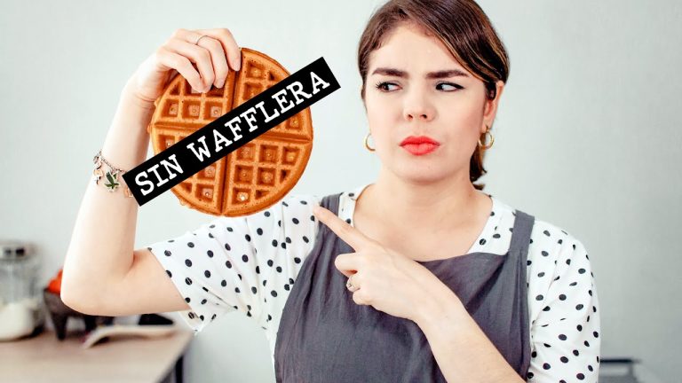 Receta de Waffles sin wafflera