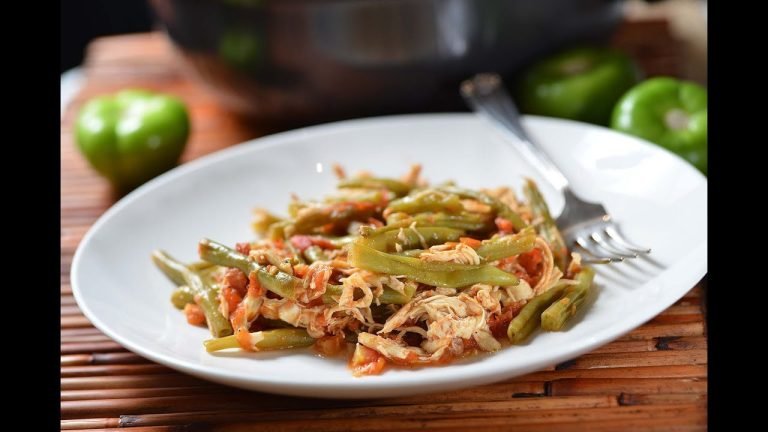 Receta de Ejotes con pollo