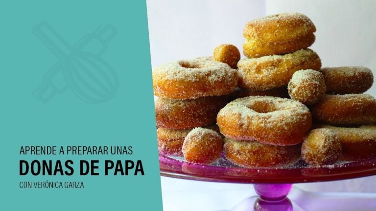 Receta de Donas de papa