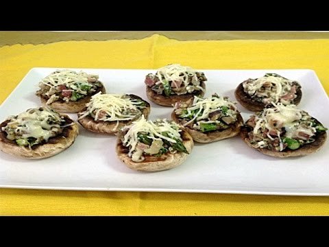 Receta de Champiñones a la plancha rellenos