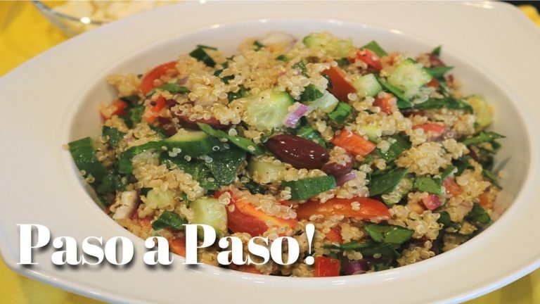 Receta de Ensalada de quinoa con verduras